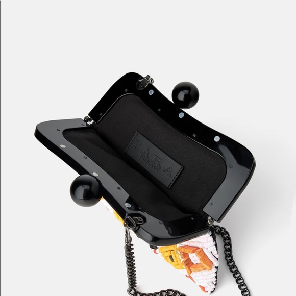 ZARA Beaded Cross Body Bag - Picture 4 of 5